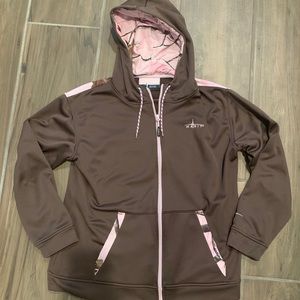 Habit Pink Camo Zipup